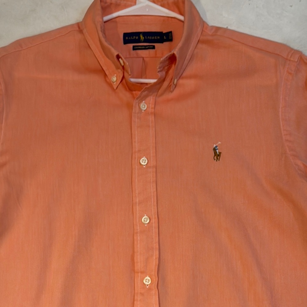 Ralph Lauren Men's Orange Shirt